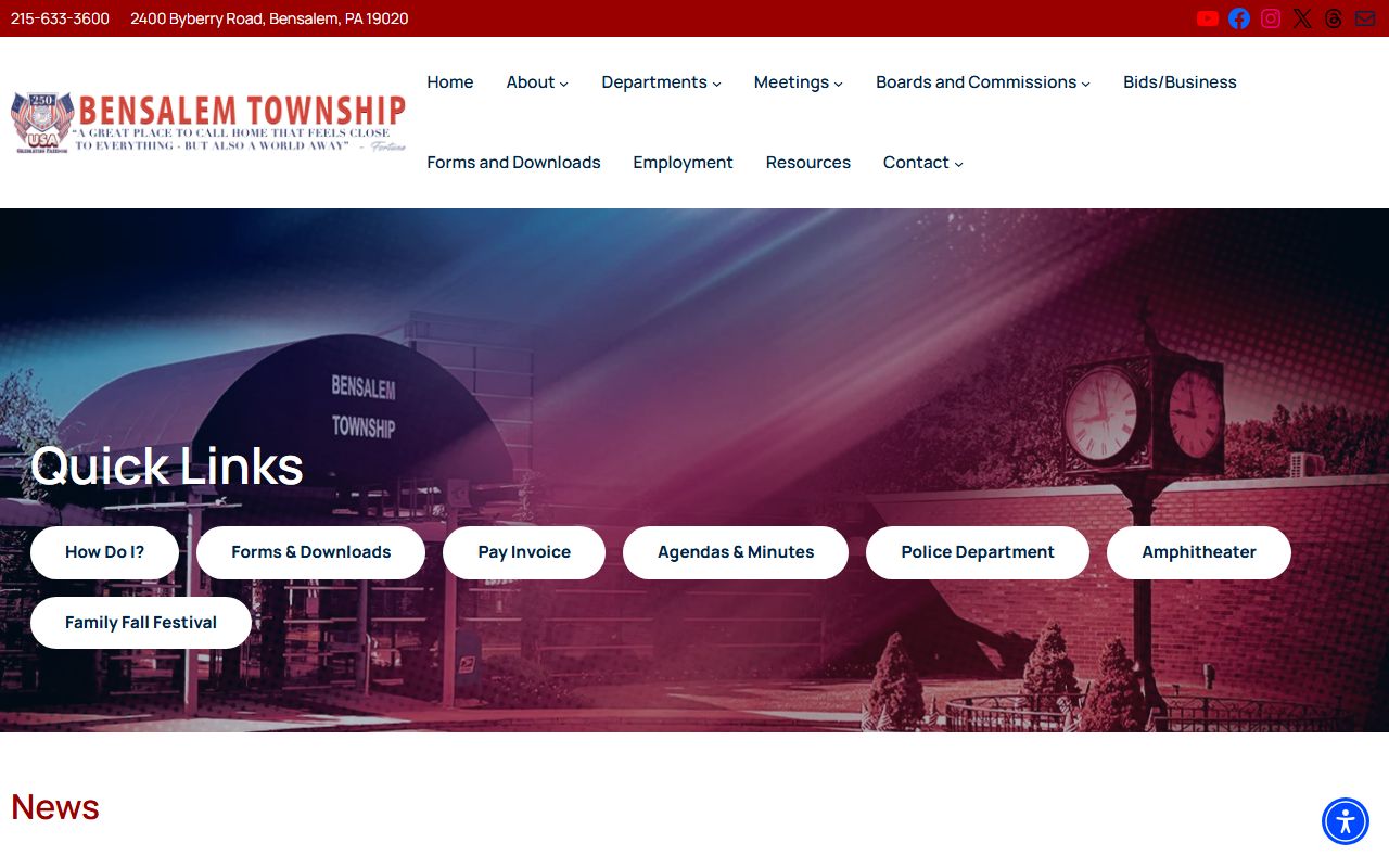 Bensalem Traffic Ticket Records - Bensalem Township official website