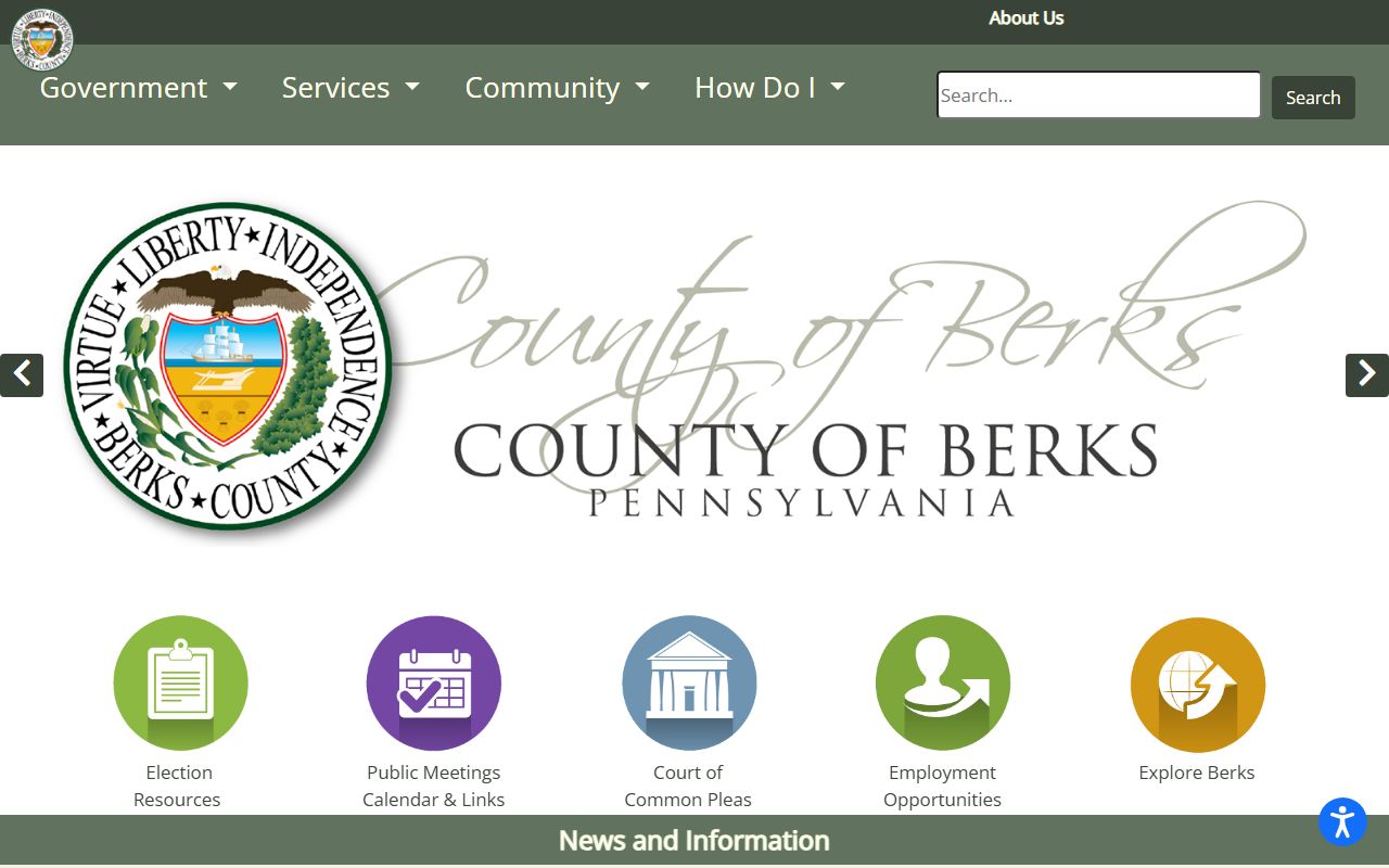 Reading Traffic Ticket Records - Berks County government portal for traffic court information