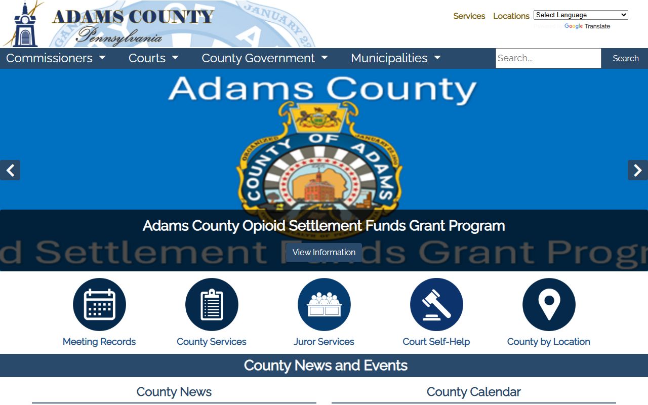 Adams County Traffic Ticket Records - Adams County official government website