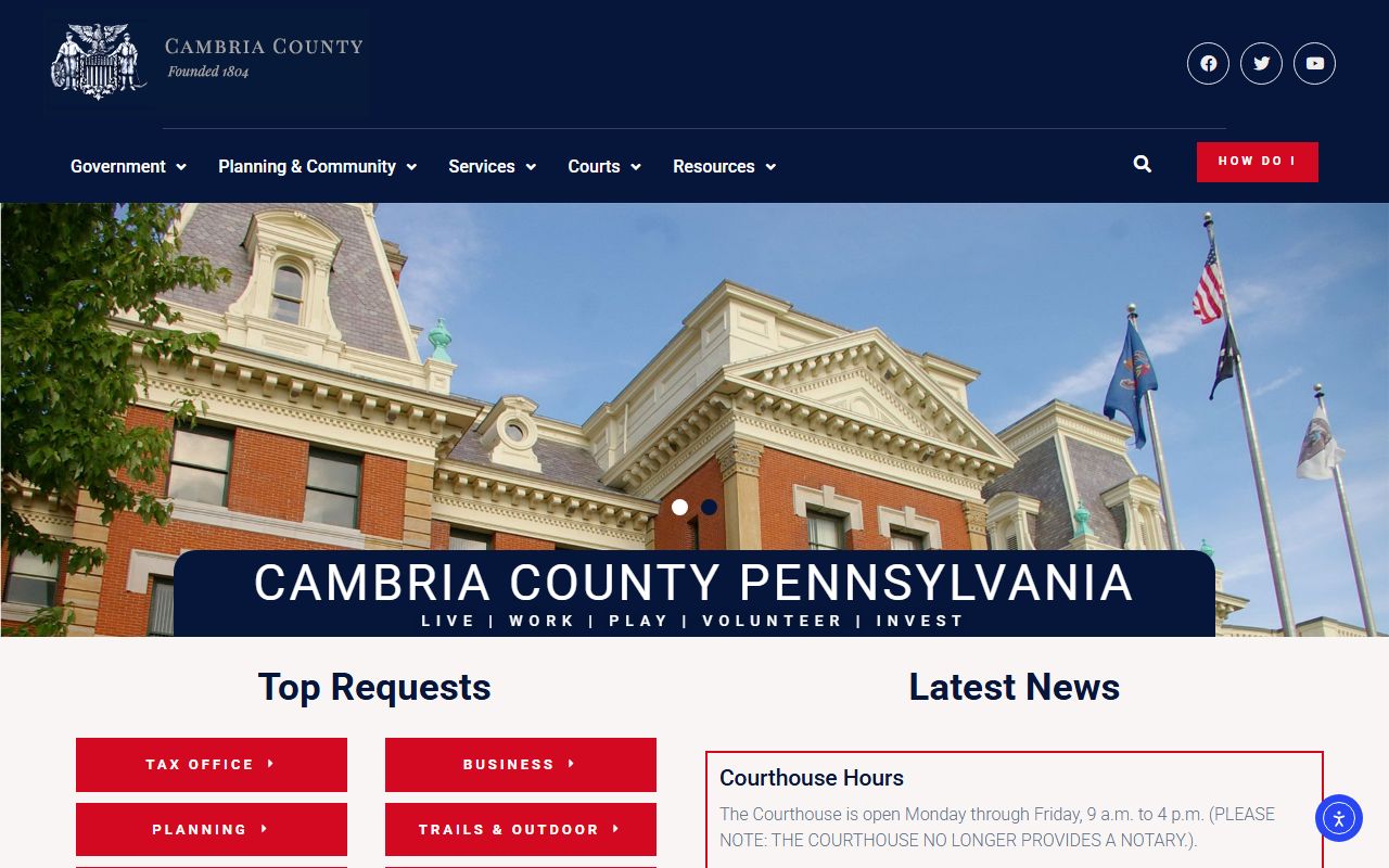 Cambria County Traffic Ticket Records - Cambria County government website