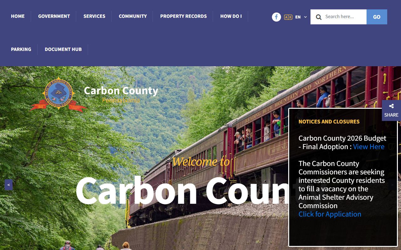 Carbon County Traffic Ticket Records - Carbon County official government website