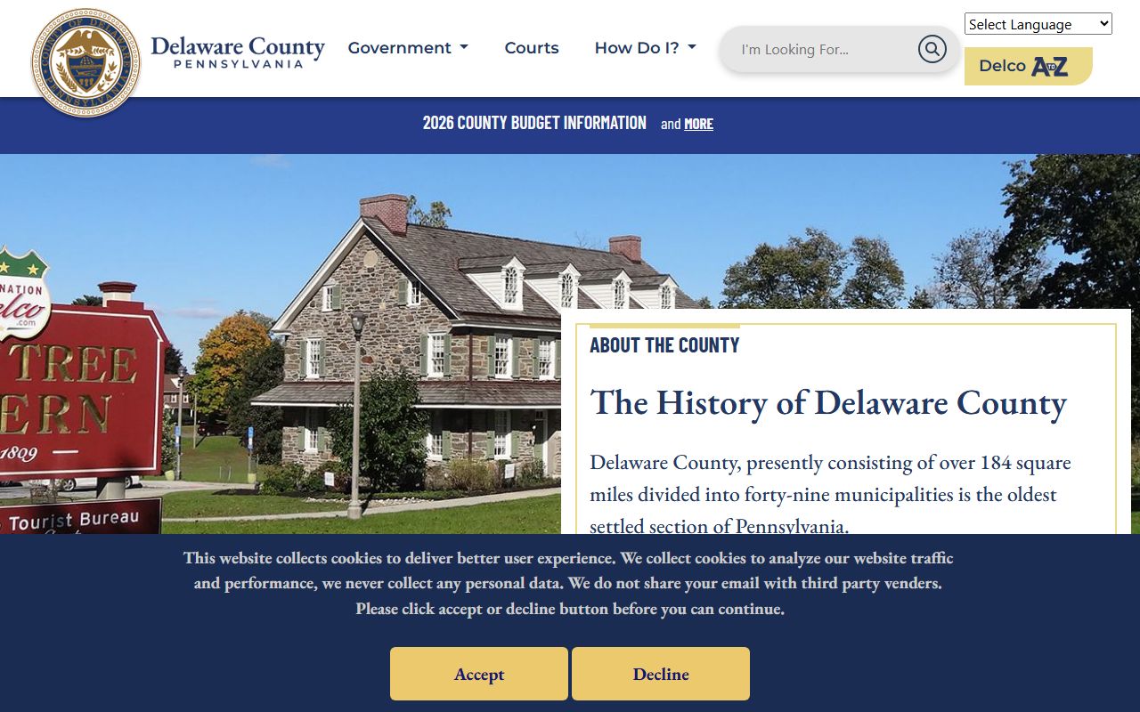 Delaware County Traffic Ticket Records - Delaware County government website