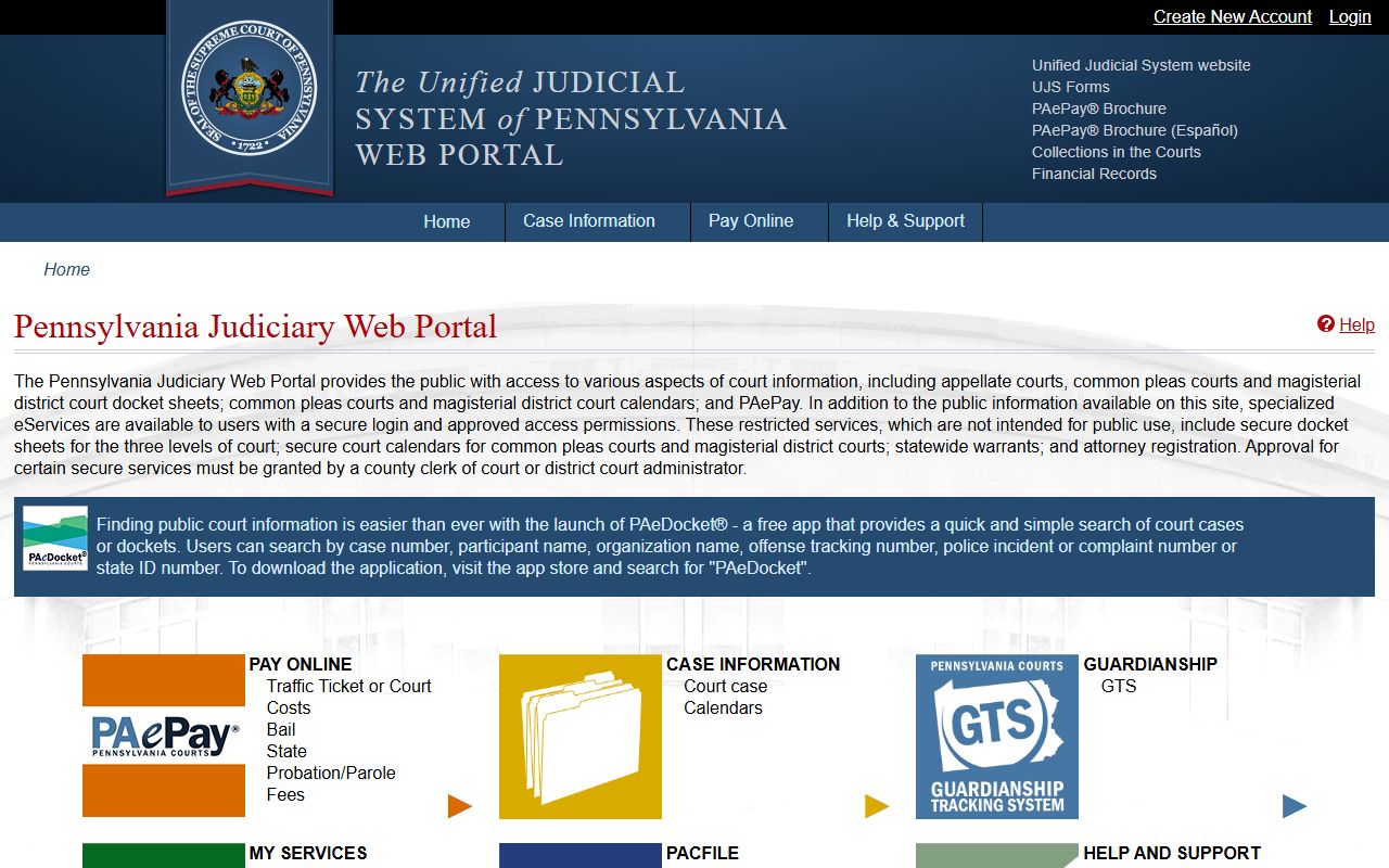 Wyoming County Traffic Ticket Records - UJS Portal Court System