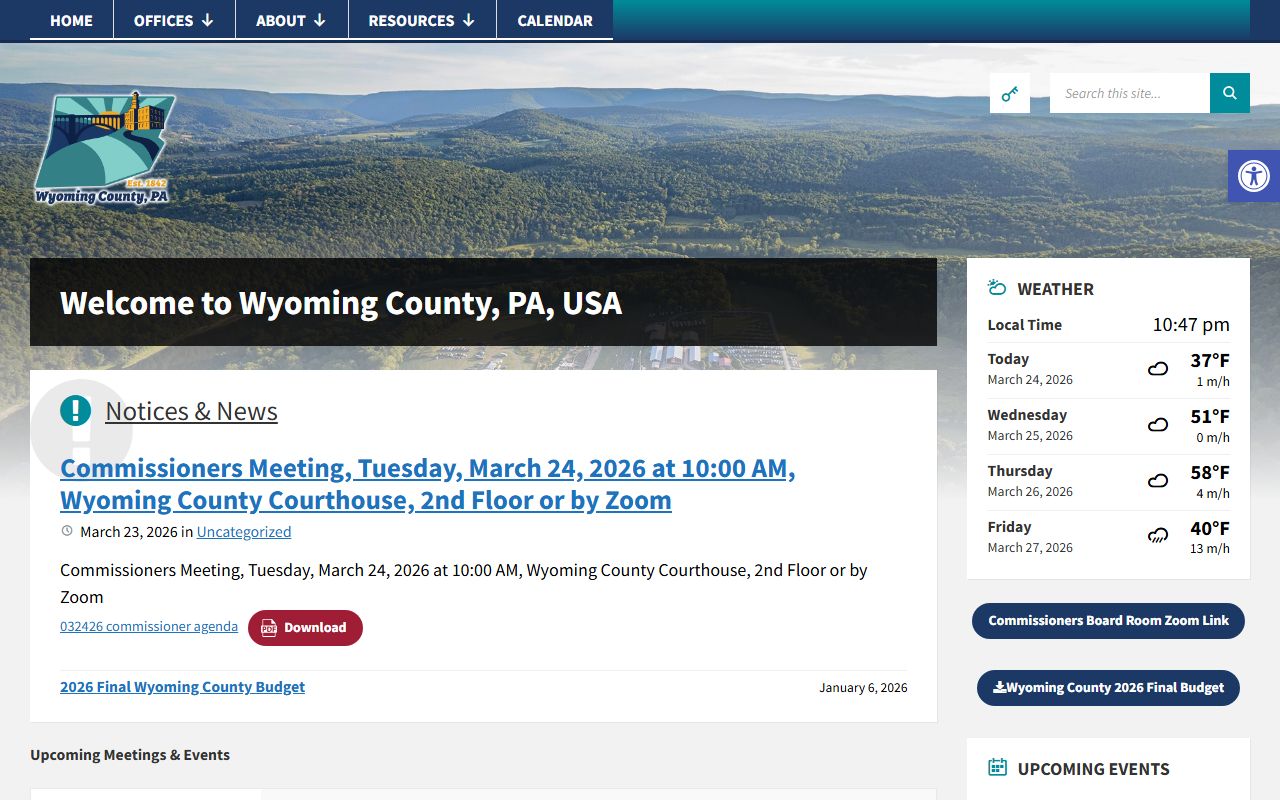 Wyoming County Traffic Ticket Records - Official County Website